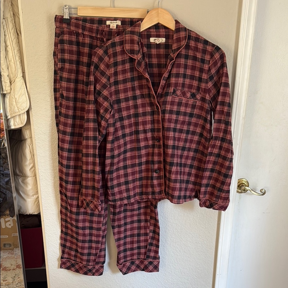 Madewell Women's Plaid Pajama Set